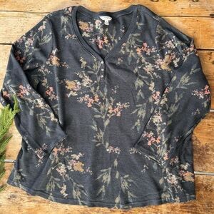 Floral Long Sleeve Top